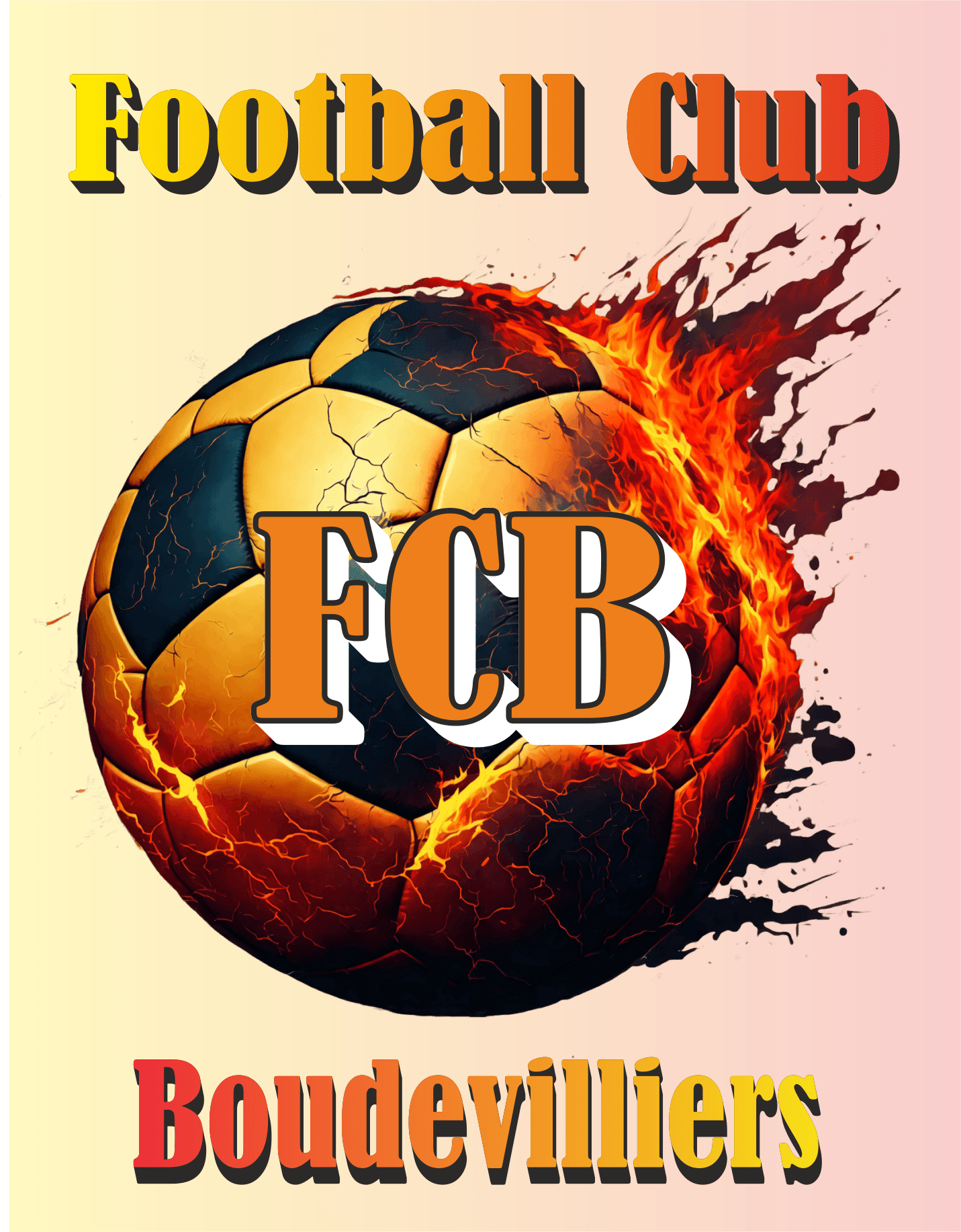 Publicité pour un club de foot