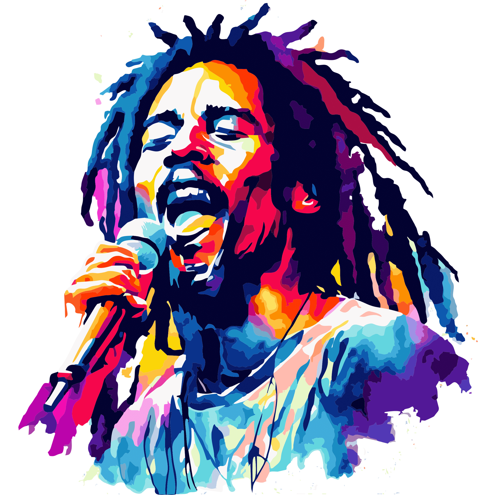 Bob Marley en couleur