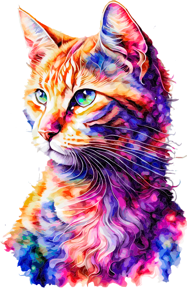 png de chat prêt à être sublimé