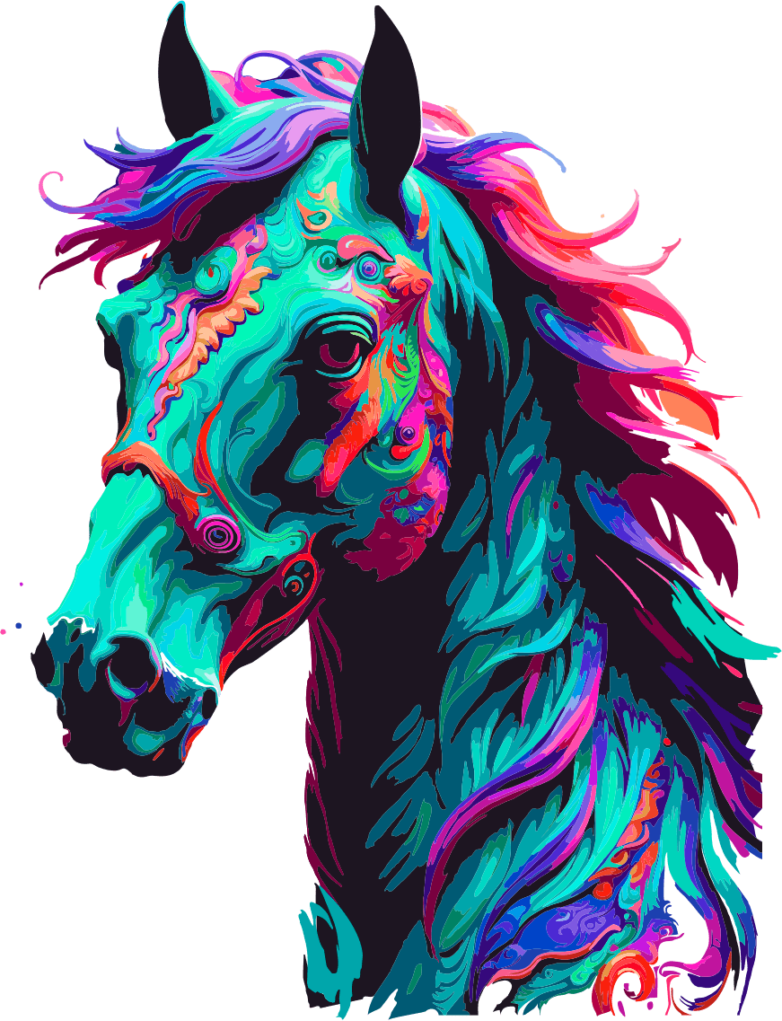 fichier png de cheval