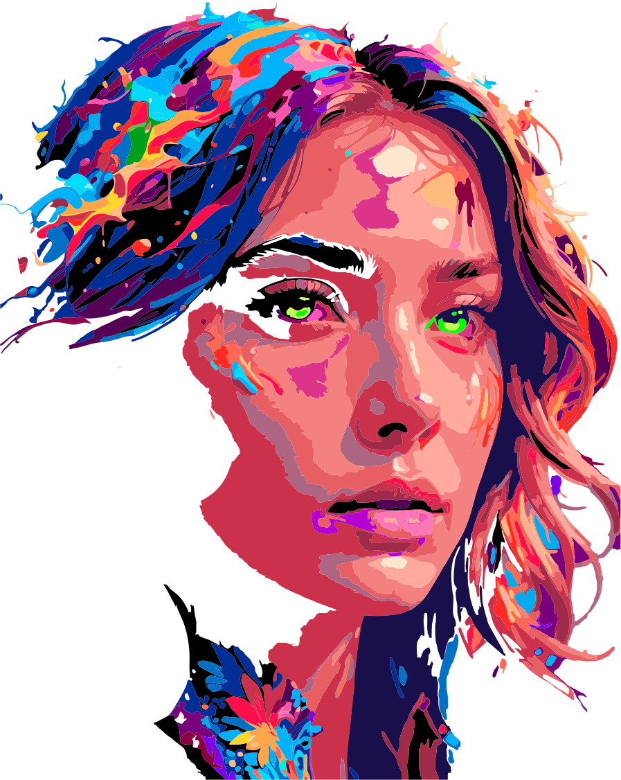 Visage de femme prêt à être sublimé