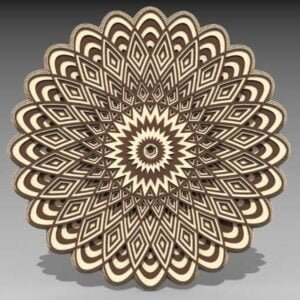 mandala lasercut