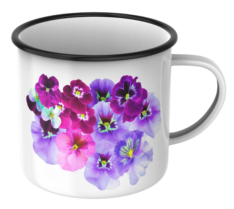 Tasse avec fleurs Tasse avec fleurs