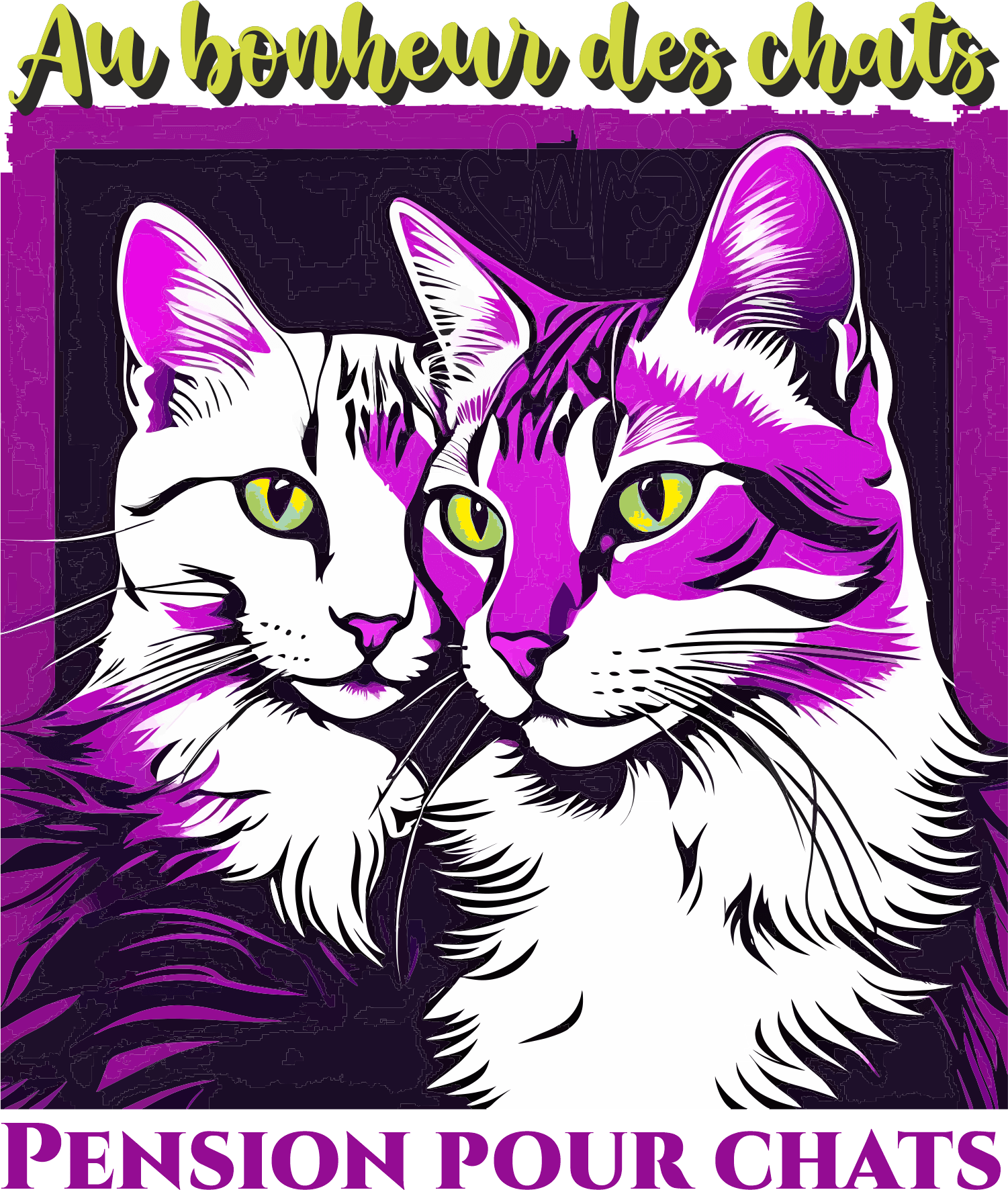 Exemple de publicité avec chats