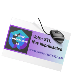 tapis souris avec le logo du site Impression 3d