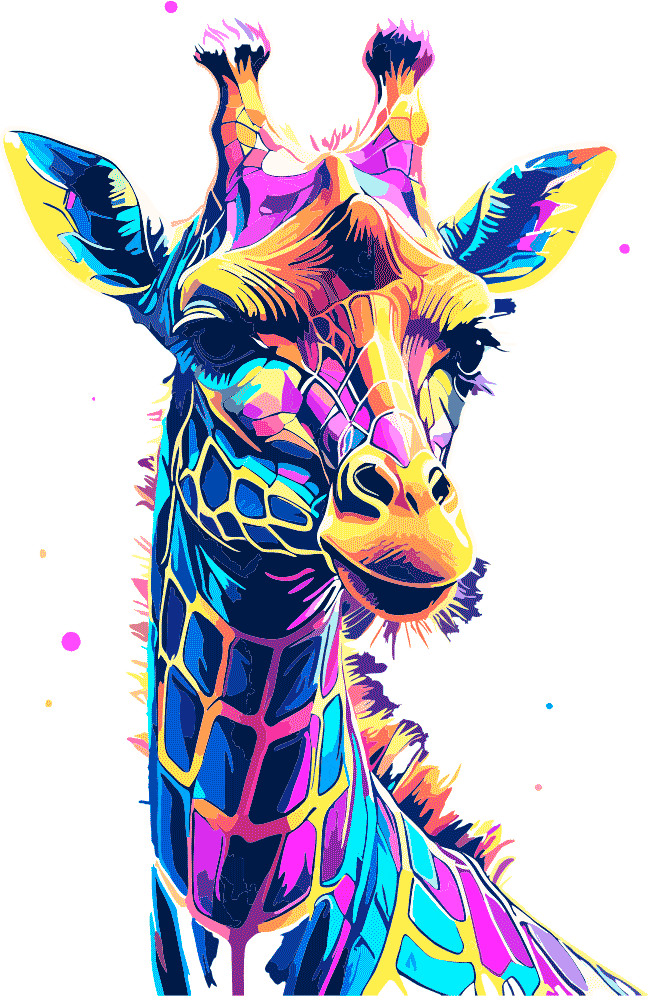 Girafe sublimation